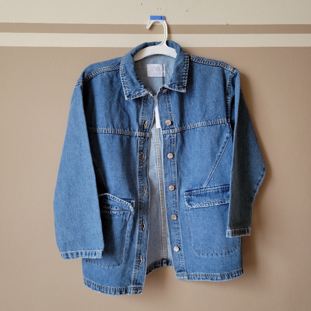 New Zara girls jean jacket